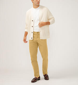 Eddie Classic Athletic Fit Tapered Leg Essential Twill Pants