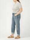 Relaxed Mid Rise Straight Leg Jeans Plus Size image number 2