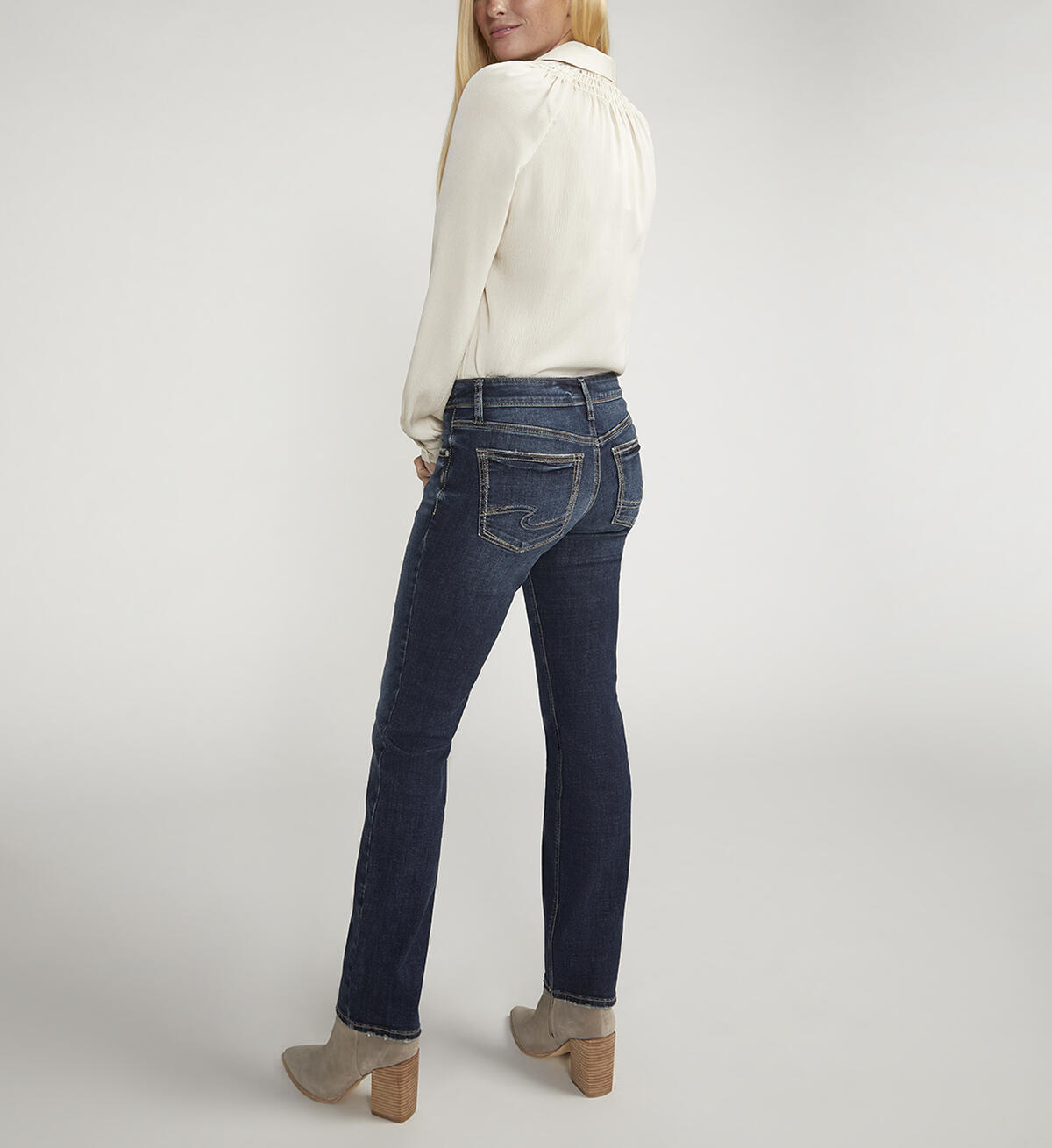 Britt Low Rise Straight Leg Jeans, , hi-res image number 1