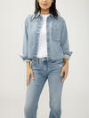 Button Front Knit Flex Shirt image number 0