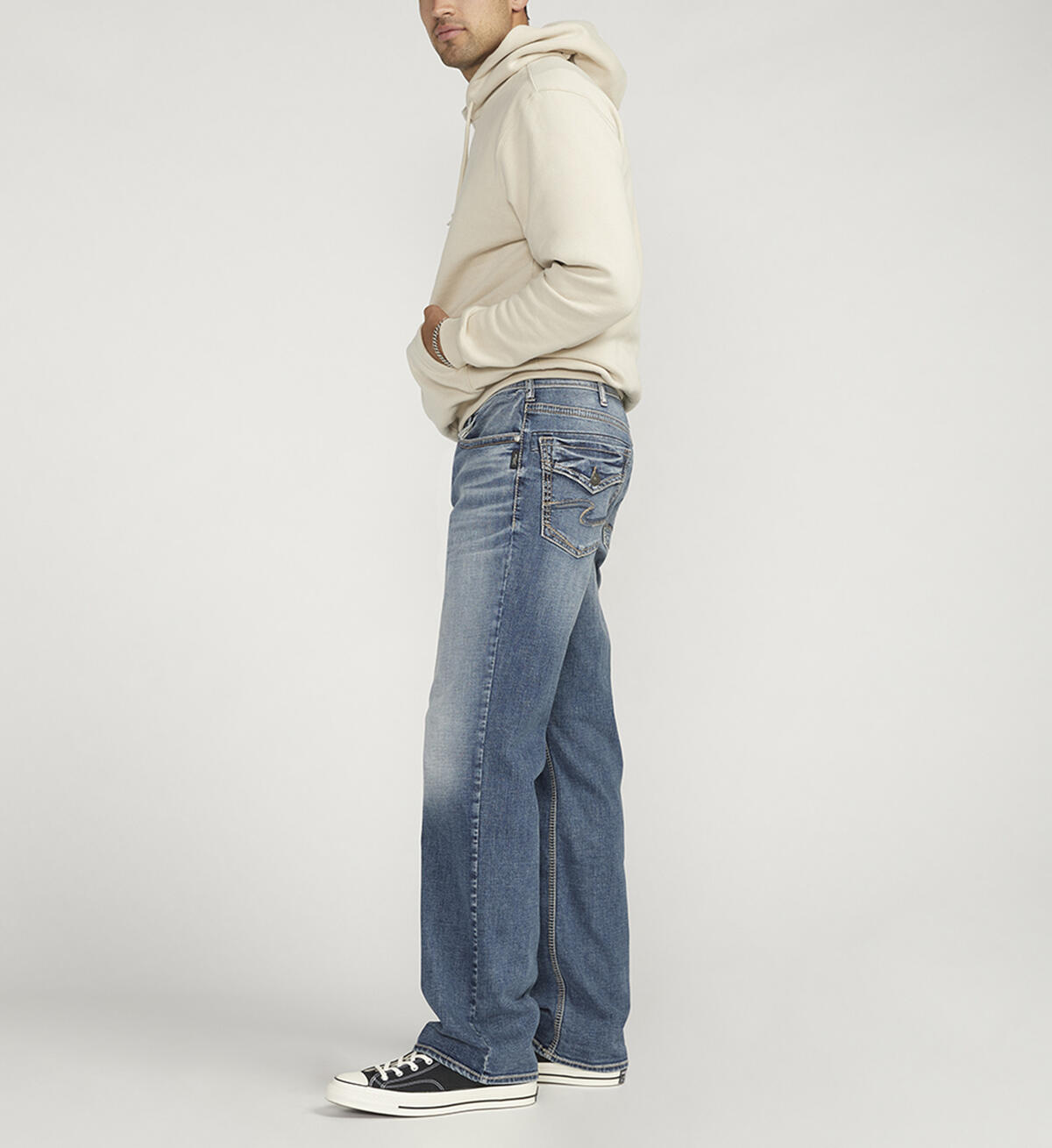 Zac Relaxed Fit Straight Leg Jeans, Indigo, hi-res image number 2