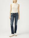 Suki Mid Rise Straight Leg Jeans image number 0