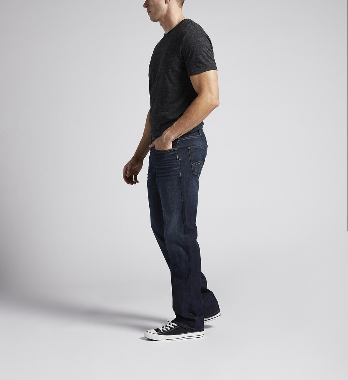 Allan Slim Fit Straight Leg Jeans, Indigo, hi-res image number 2