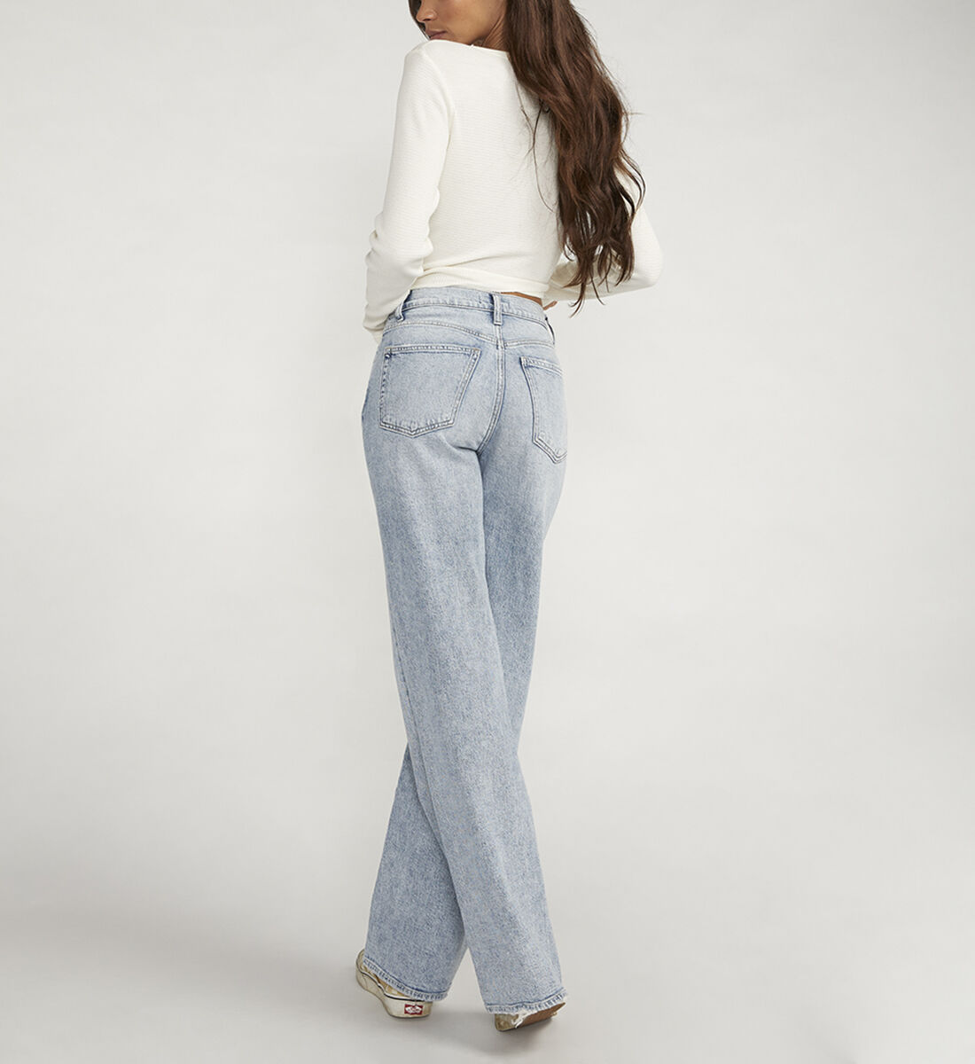 High rise trouser jeans sales