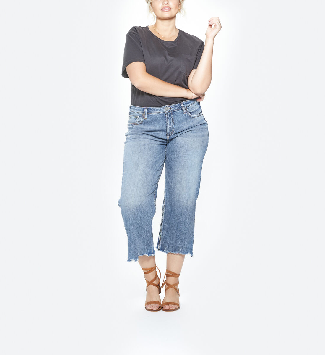 Cropped jeans cheap size 24