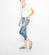 Loose Boyfriend Crop Medium Wash, , hi-res image number 2