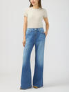 Printed Wide Leg Jeans image number 0
