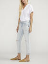 Boyfriend Mid Rise Slim Leg Jeans image number 2