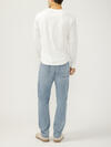 Machray Classic Fit Slim Straight Knit Flex Jeans image number 6