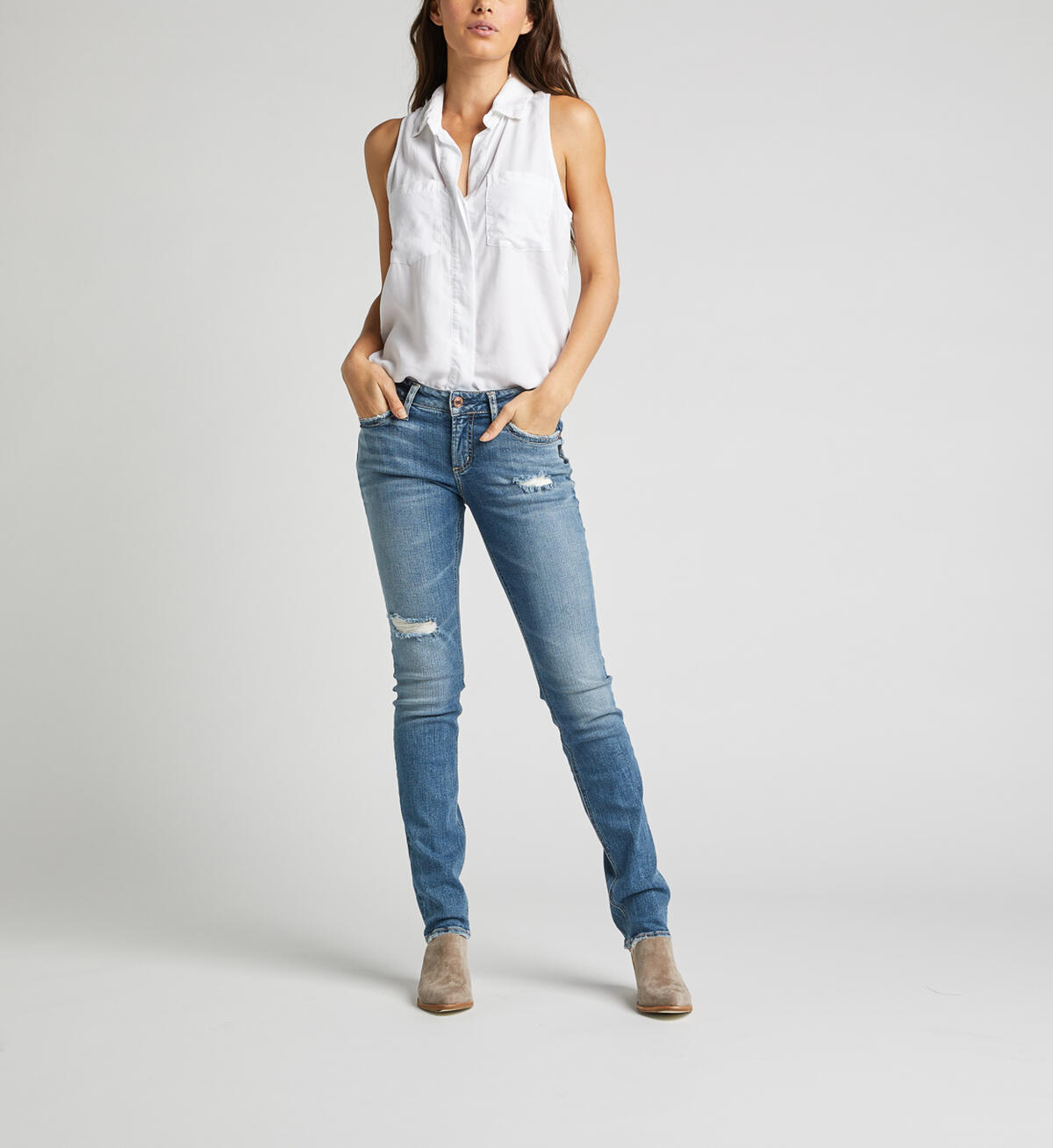 Suki Mid Rise Straight Leg Jeans, , hi-res image number 3