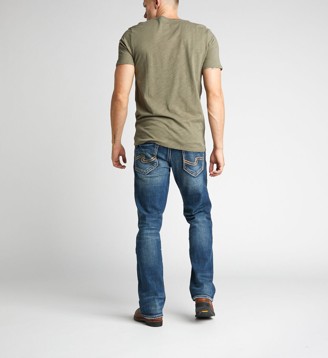 Silver jeans hotsell zac dark wash