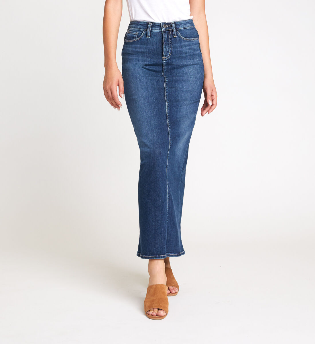 Silver jean top skirt canada