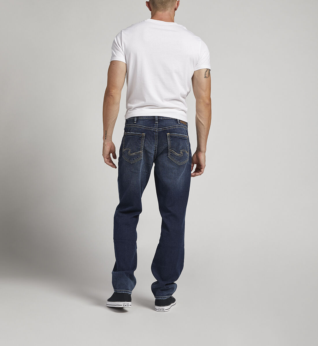Straight fit tapered jeans hotsell