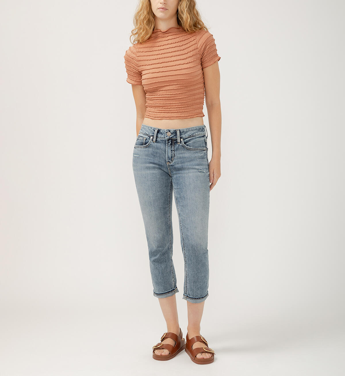 Suki Mid Rise Luxe Stretch Capri, , hi-res image number 0