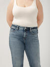 Suki Mid Rise Trouser Leg Jeans Plus Size image number 3