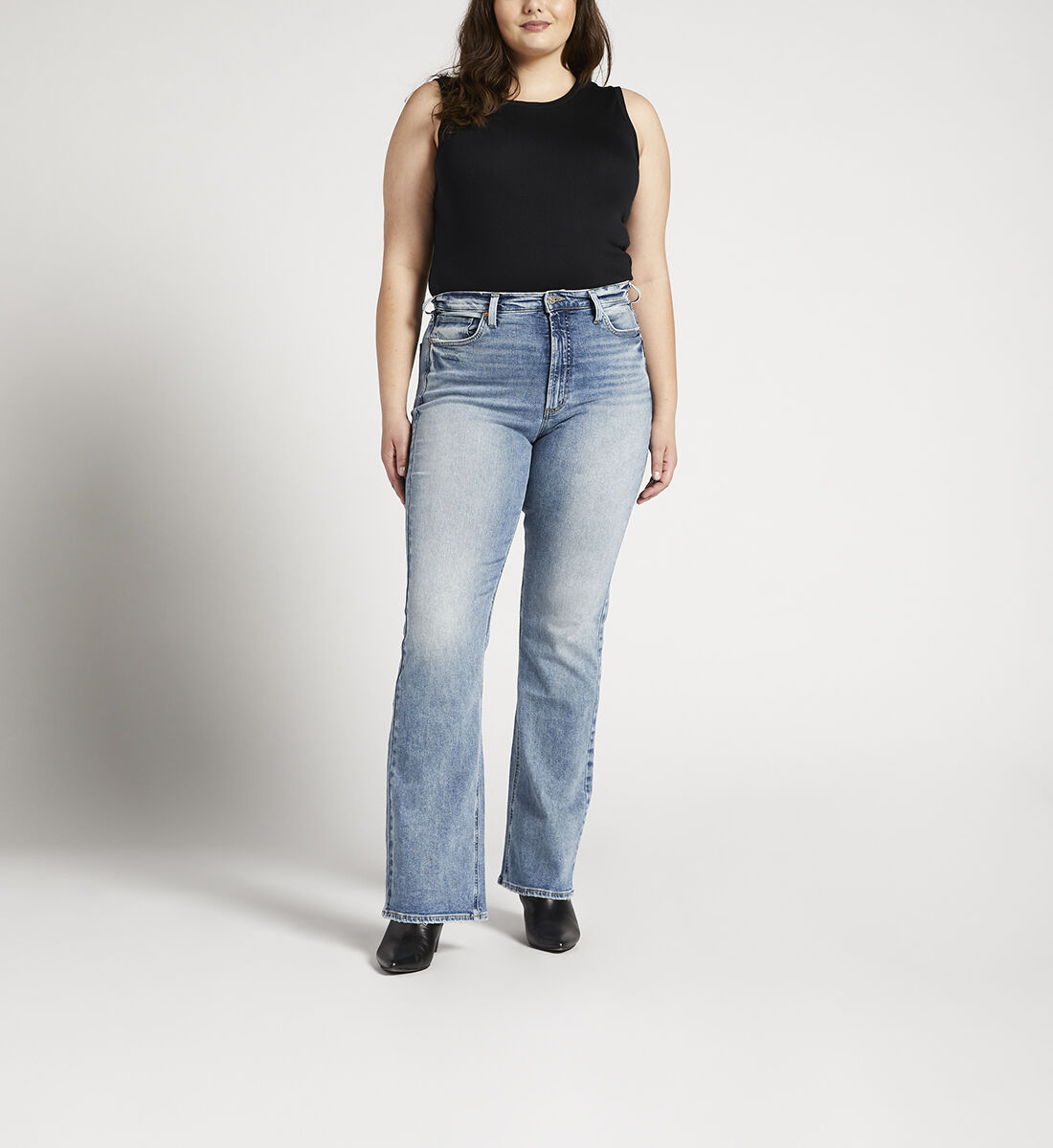 Buy Vintage High Rise Bootcut Jeans Plus Size for CAD 43.00