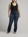 Elyse Mid Rise Slim Bootcut Jeans Plus Size image number 0