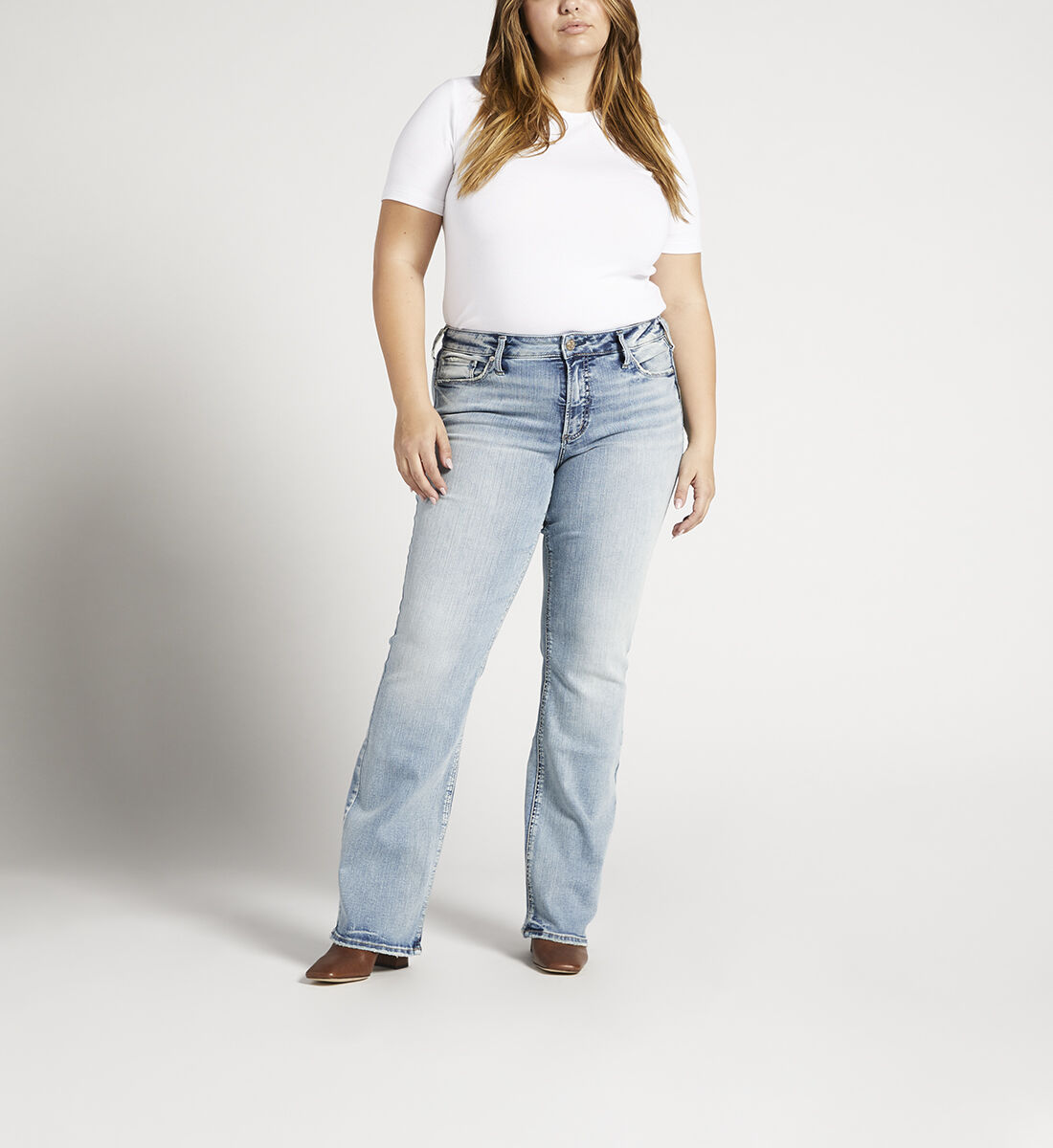 Plus size silver jeans canada shop