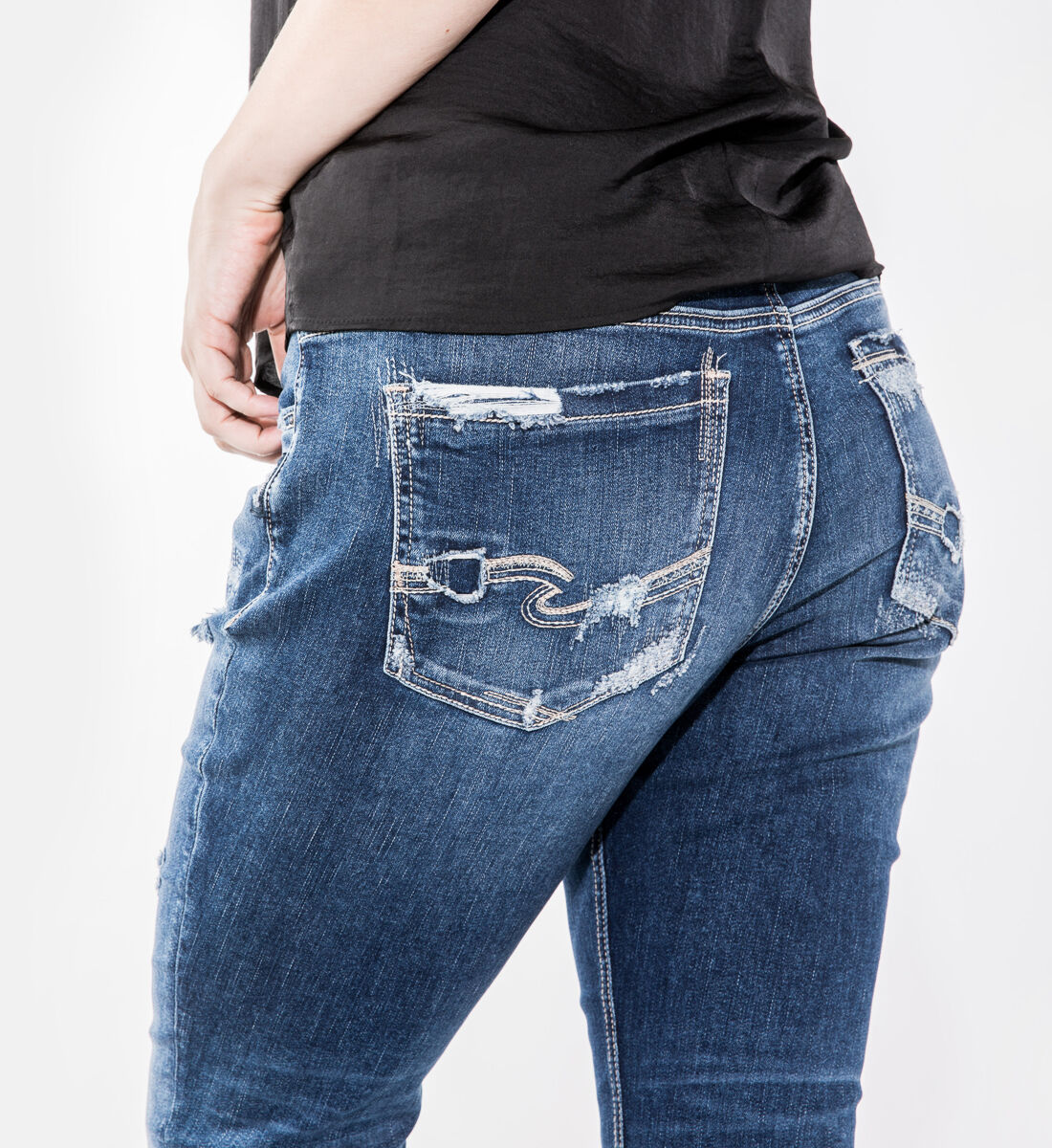Silver jeans sam dark wash 2025