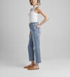 Paper Bag High Rise Straight Crop Jeans, , hi-res image number 2