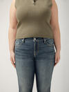 Girlfriend Mid Rise Skinny Leg Jeans Plus Size image number 3