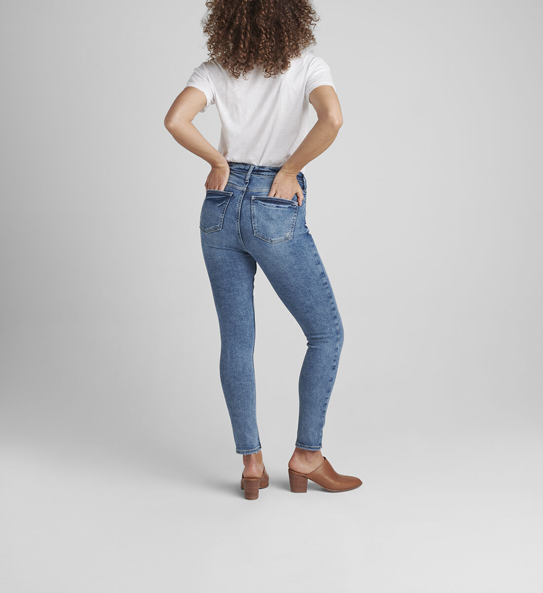 Buy Infinite Fit High Rise Skinny Jeans for CAD 88.00 Silver