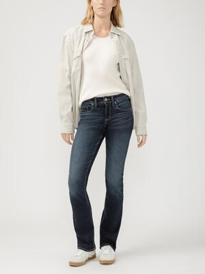 Suki Mid Rise Slim Bootcut Jeans