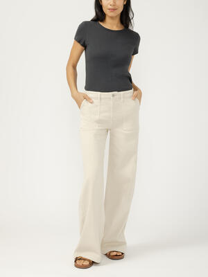 Wide Leg Knit Flex Pants
