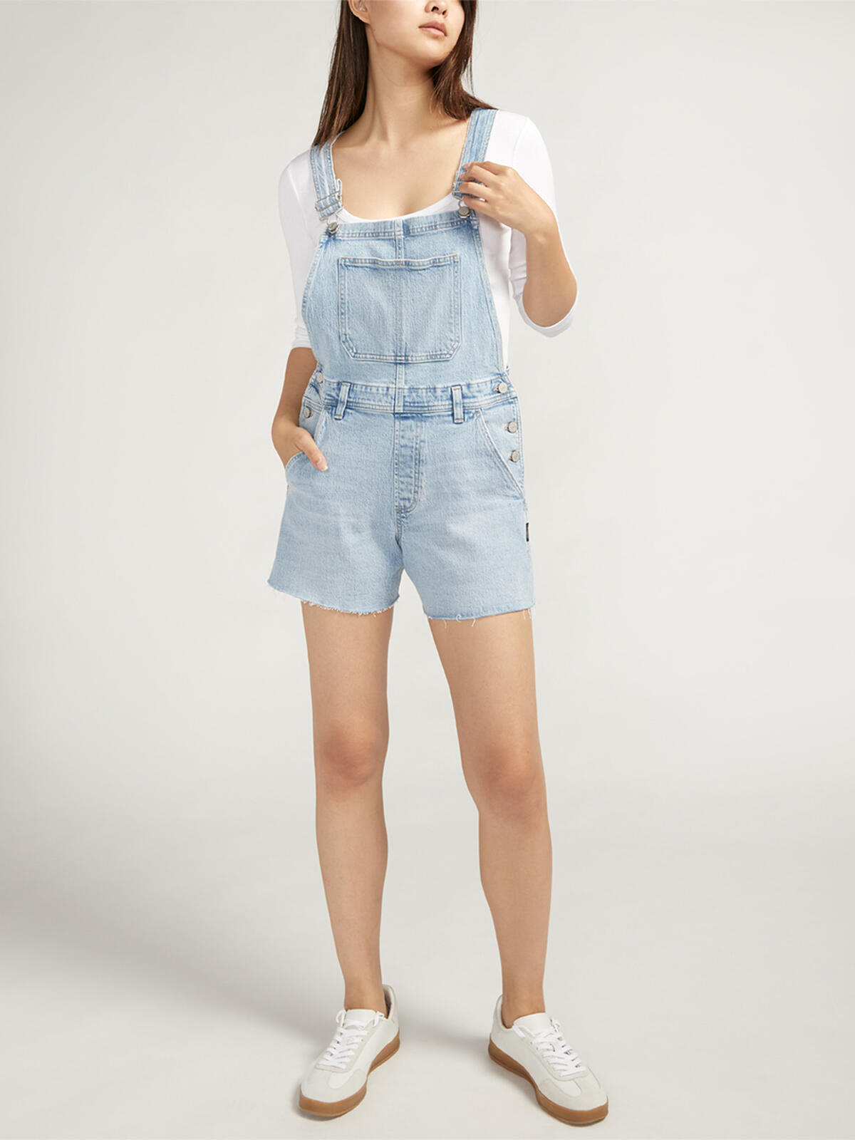 Relaxed Short Overalls image number 0