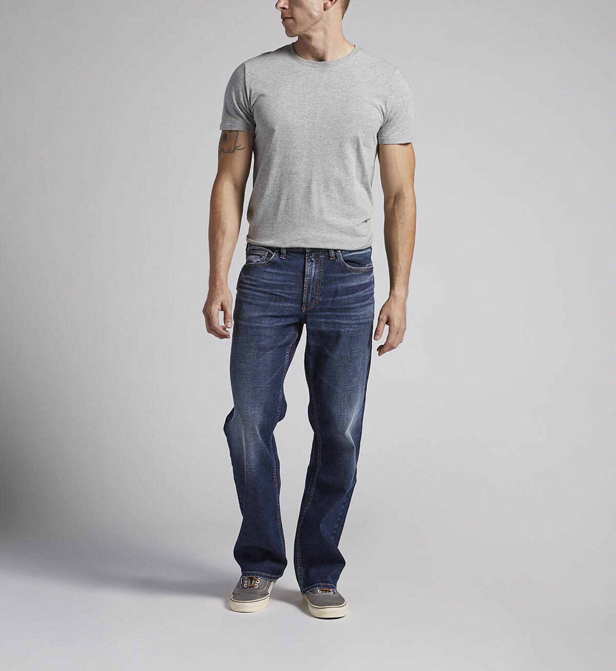 Zac Relaxed Fit Straight Leg Jeans, Indigo, hi-res image number 0