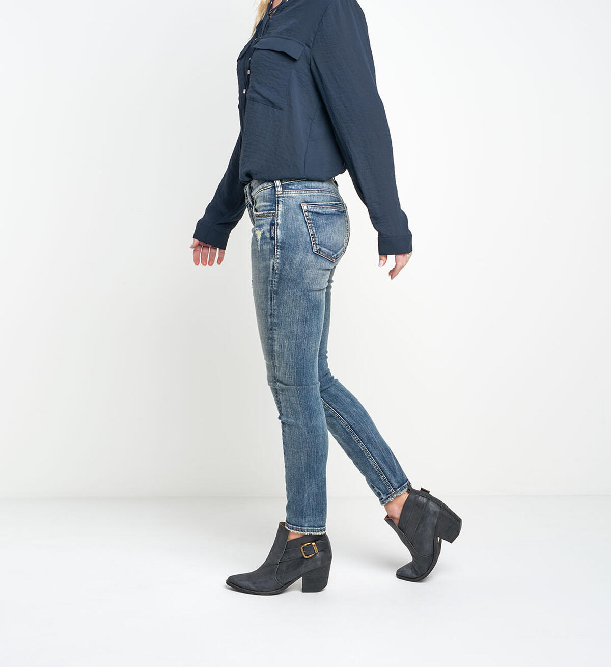 Aiko Ankle Skinny Medium Wash, , hi-res image number 2
