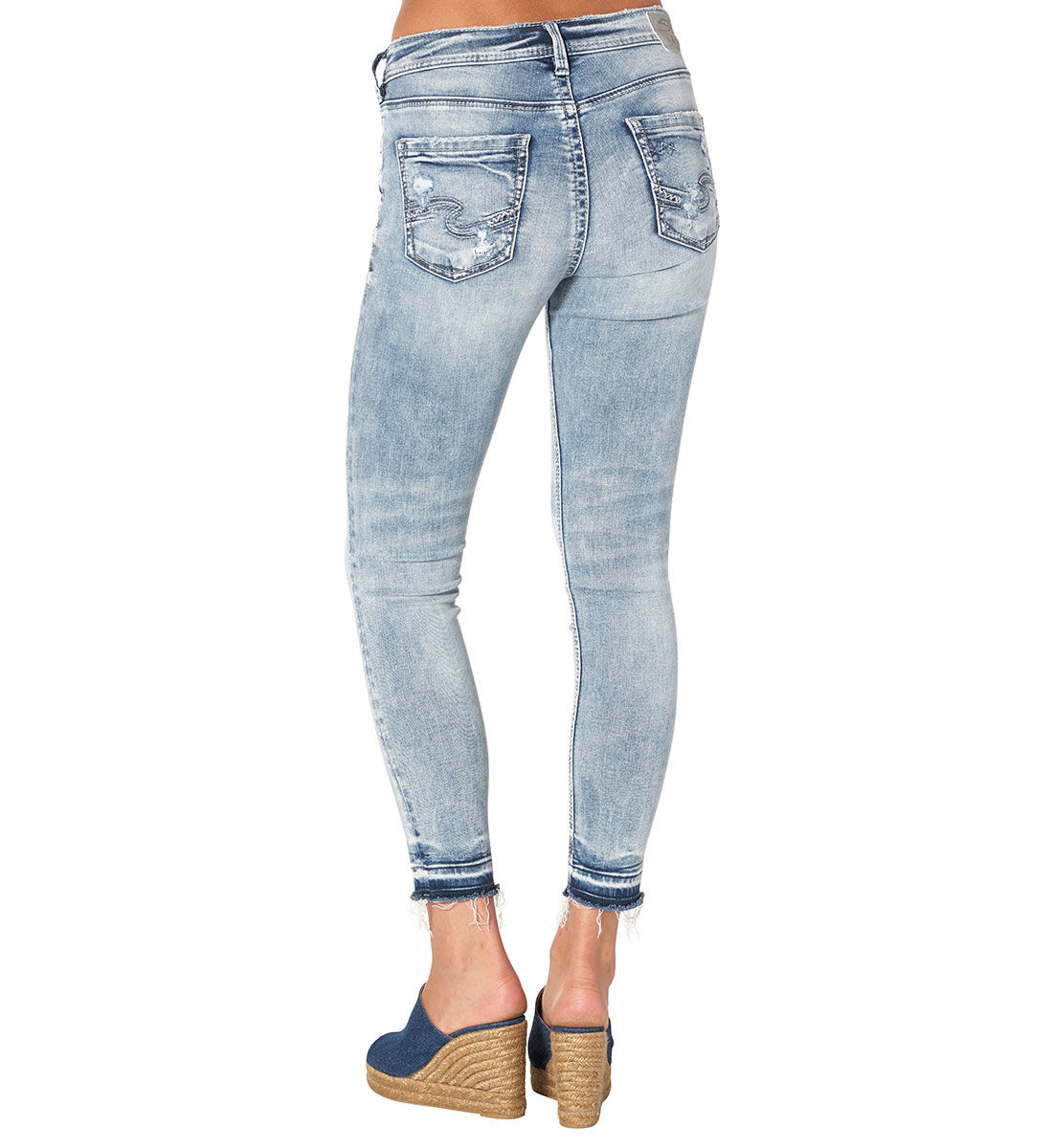 Skinny light wash jeans on sale
