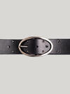 Women's Genuine Leather Studded Belt image number 1