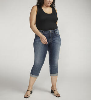 Avery High Rise Capri Plus Size