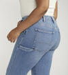 High Rise Straight Leg Carpenter Pant Plus Size, , hi-res image number 3