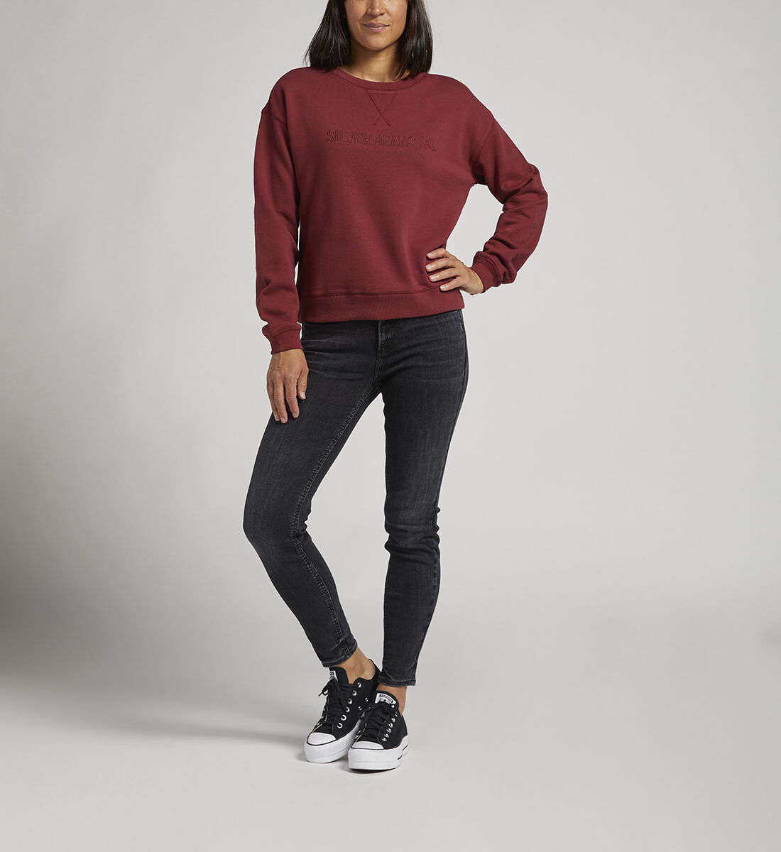 Crew sweatshirt womens hotsell