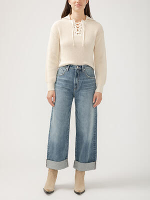 90s Baggy Mid Rise Wide Leg Jeans