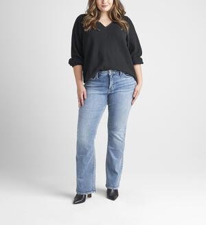 Suki Mid Rise Bootcut Jeans Plus Size