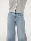 Isbister High Rise Angled Seam Wide Leg Jeans image number 3