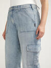 Utility Cargo Jeans Plus Size image number 3