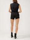 Boyfriend Mid Rise Luxe Stretch Shorts image number 1