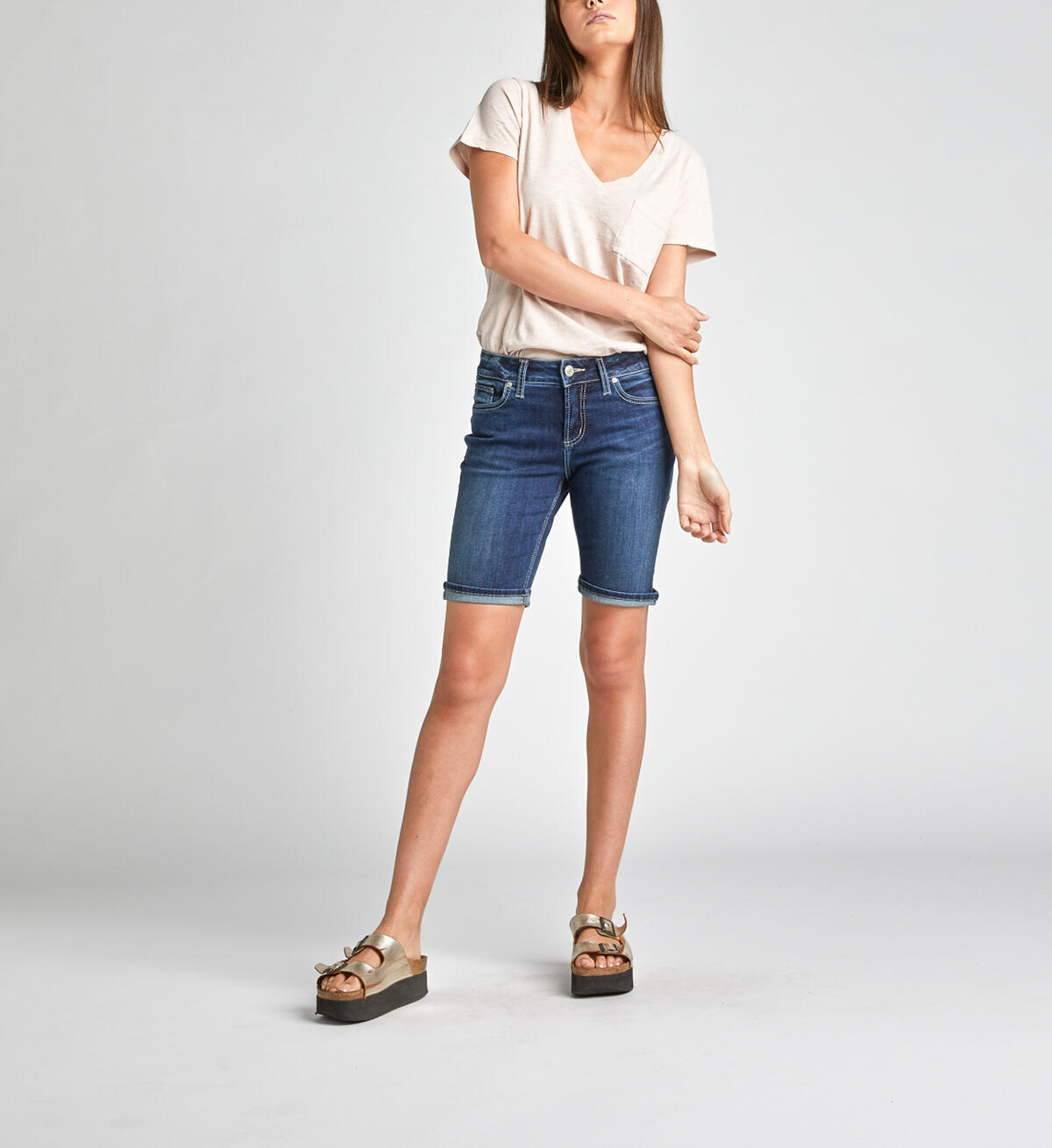 Suki Mid-Rise Curvy Bermuda Short, , hi-res image number 3