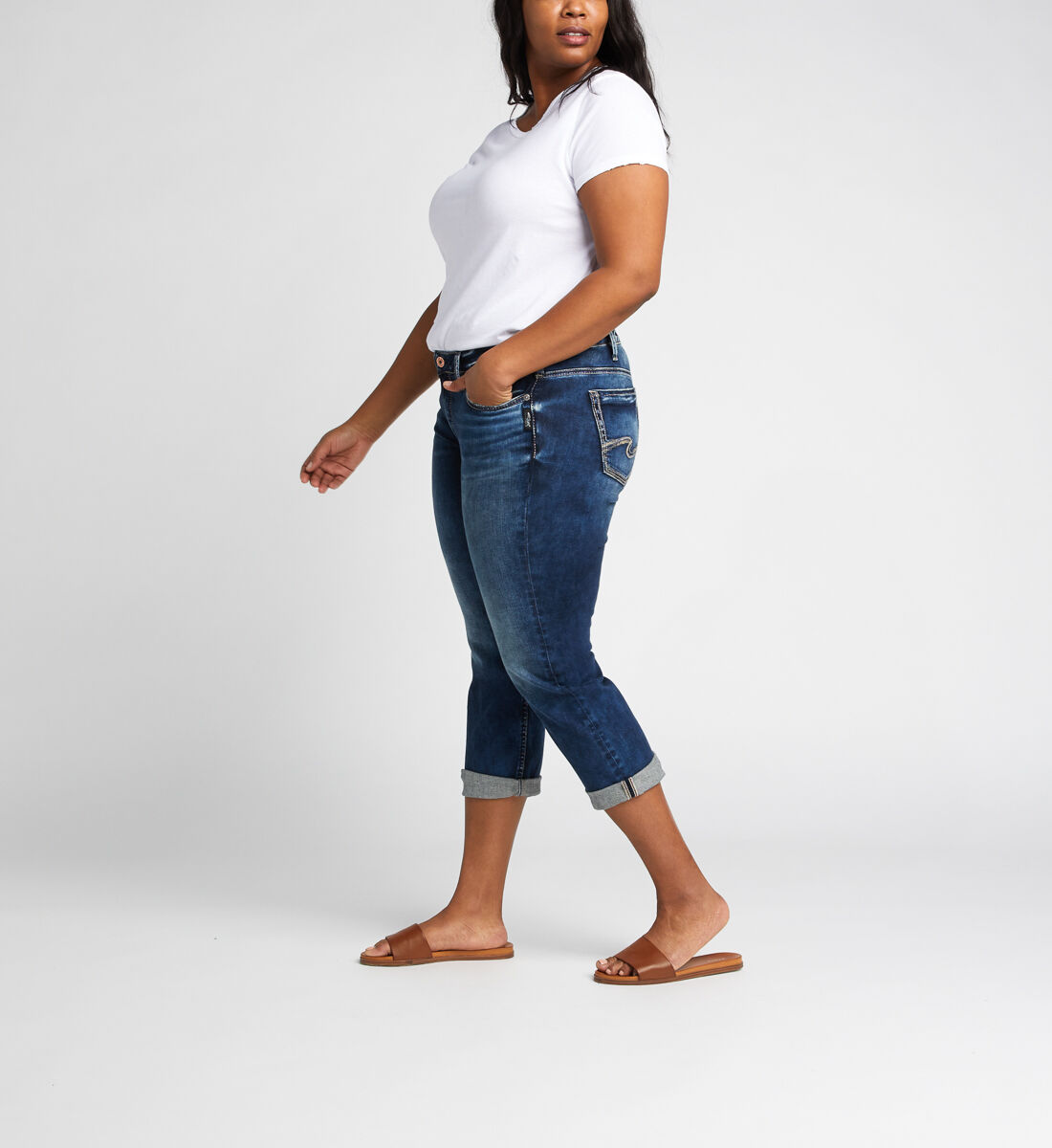 Plus size capris hot sale