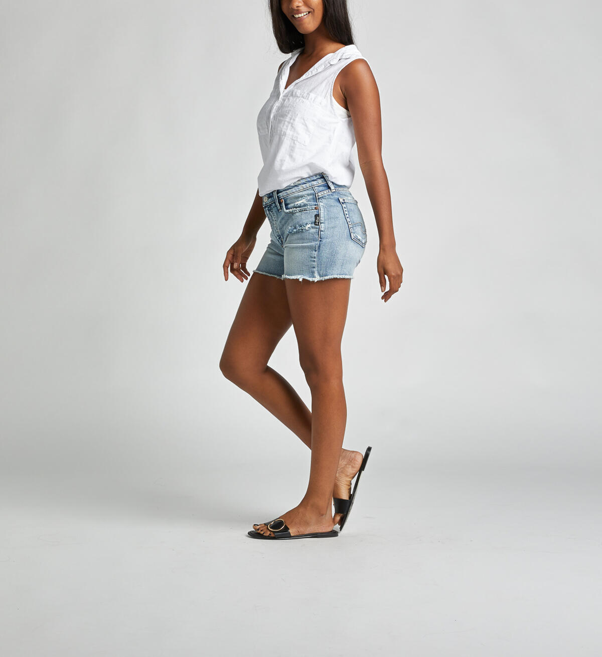 Mid-Rise Boyfriend Short, , hi-res image number 2