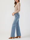Suki Mid Rise Trouser Leg Jeans image number 5