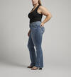 Suki Mid Rise Slim Bootcut Jeans Plus Size, Indigo, hi-res image number 2