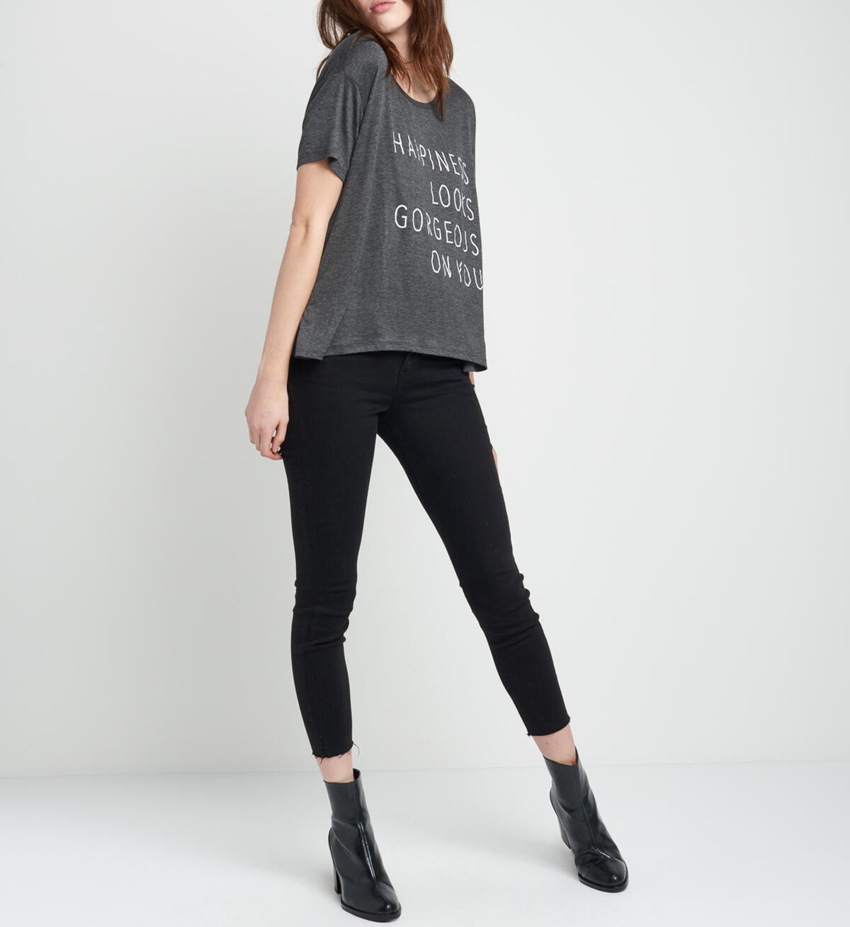 Happiness Graphic Tee Final Sale, , hi-res image number 2