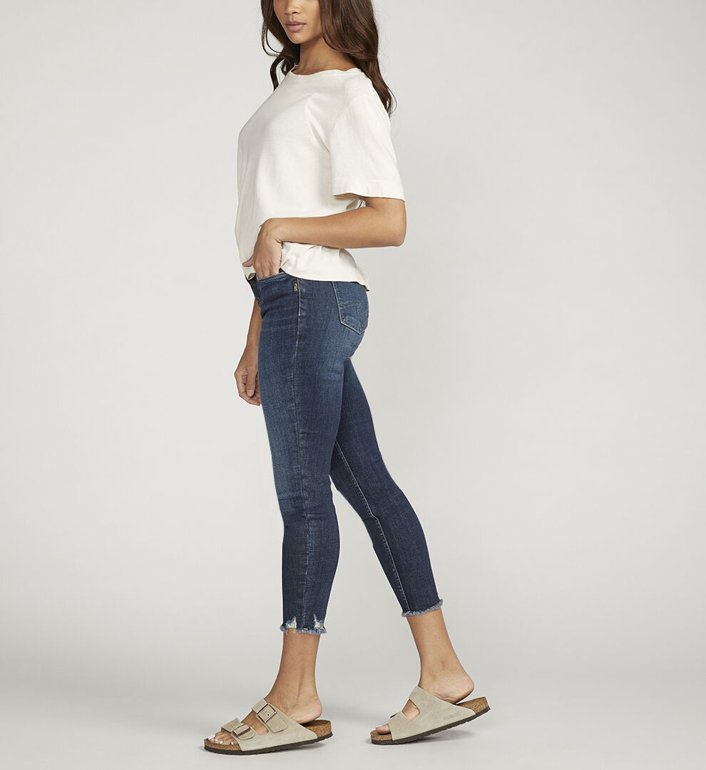 Low rise cropped hotsell jeans