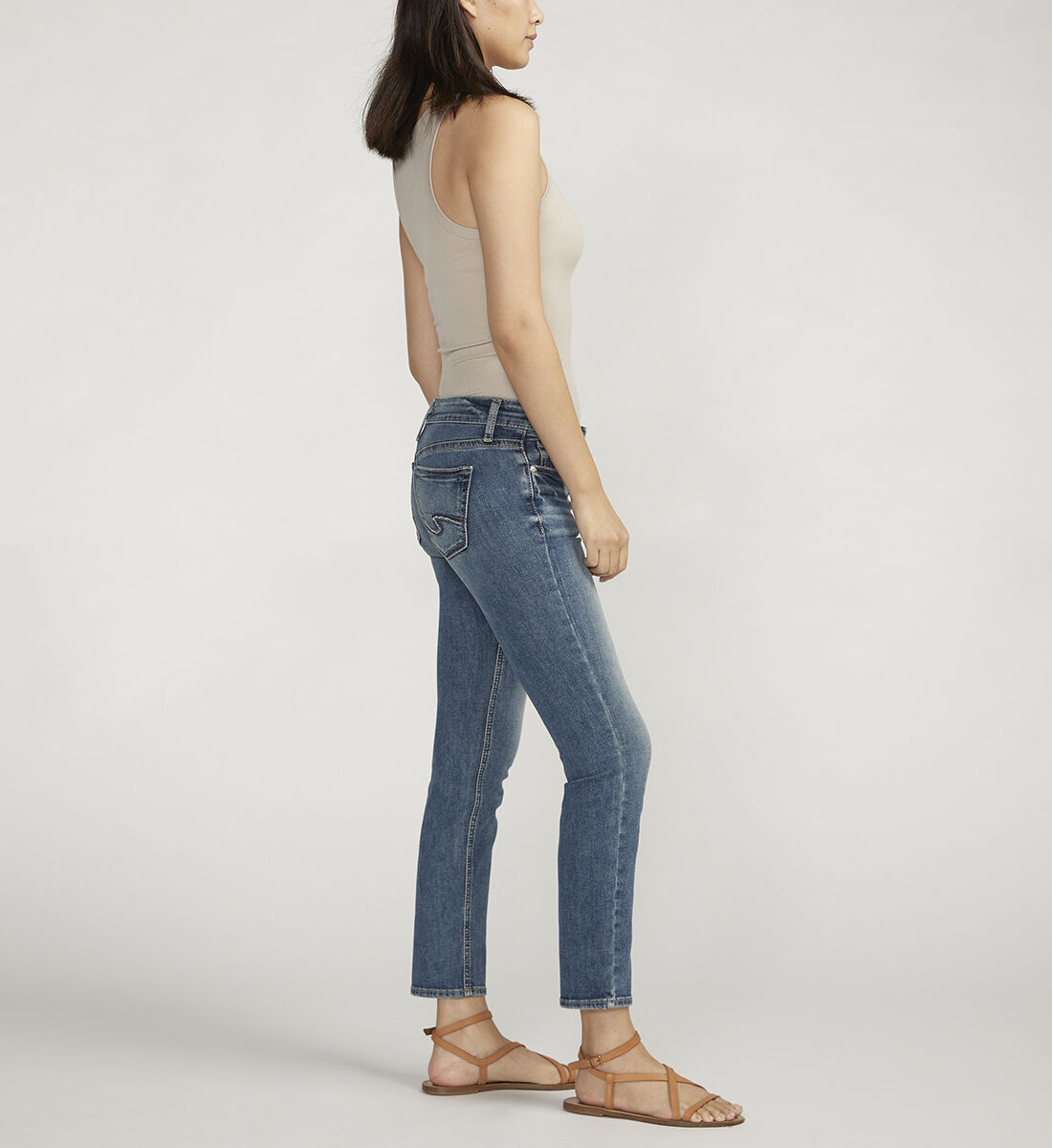 Low rise straight jeans cheap