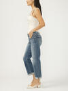 Chelsea Mid Rise Straight Leg Jeans image number 2
